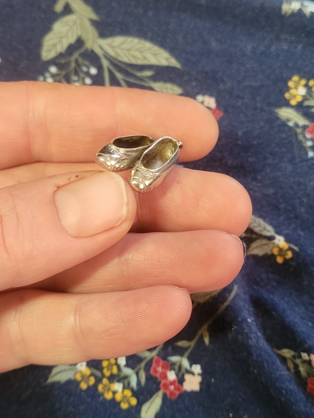 Sterling Silver  Charm Pendant - Silver